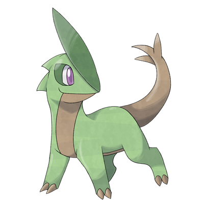 Captivating Grass Dragon Fakemon Artwork